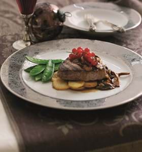 Beef Fillets with Wild Mushrooms and Armagnac Sauce