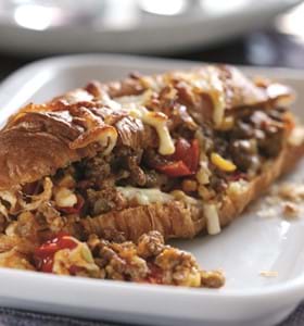 Mainstay Mince - Cheesy Beef and Tomato Croissants