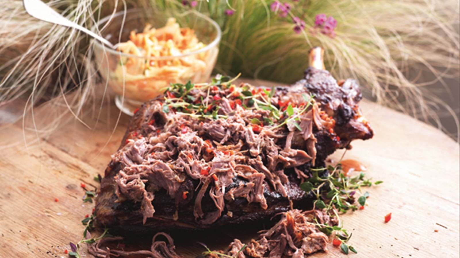 Pulled Shoulder of Lamb with Fennel, Carrot Slaw | Recipe | Simply Beef Lamb