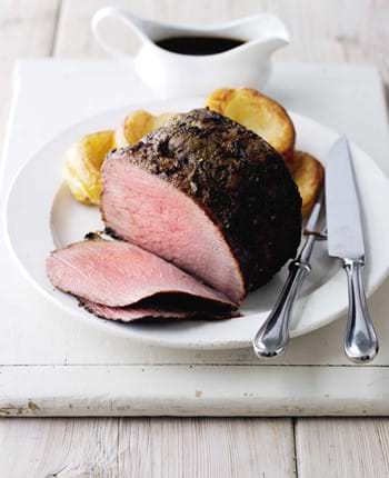 Roast Beef with Horseradish and Herb Butter