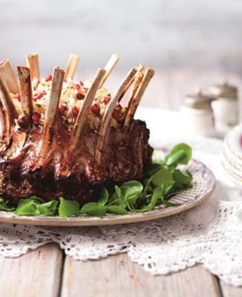 Windsor Crown Roast of Lamb with Jewelled Rice Stuffing