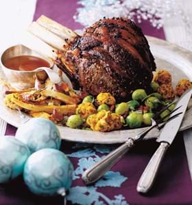 Festive Roast Beef with Ginger and Five-Spice Butter