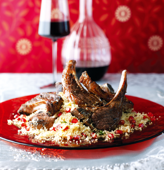 Allspice Lamb Cutlets with Jewelled Couscous Recipe Simply Beef & Lamb