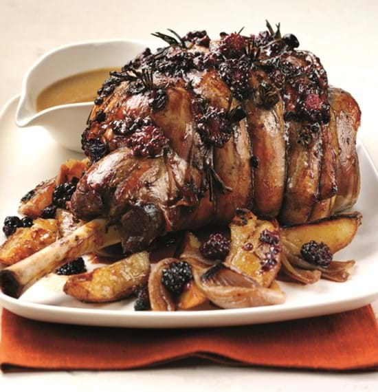 Autumn Lamb with Blackberries and Honey