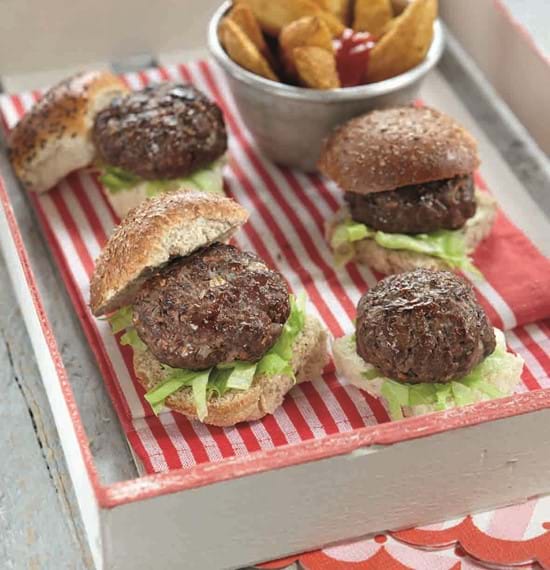 BBQ Beef, Mushroom and Redcurrant Burgers BBQ Beef, Mushroom and Redcurrant Burgers