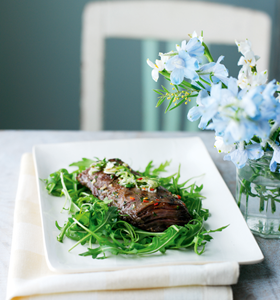 BBQ Steaks with a Spiced Marinade