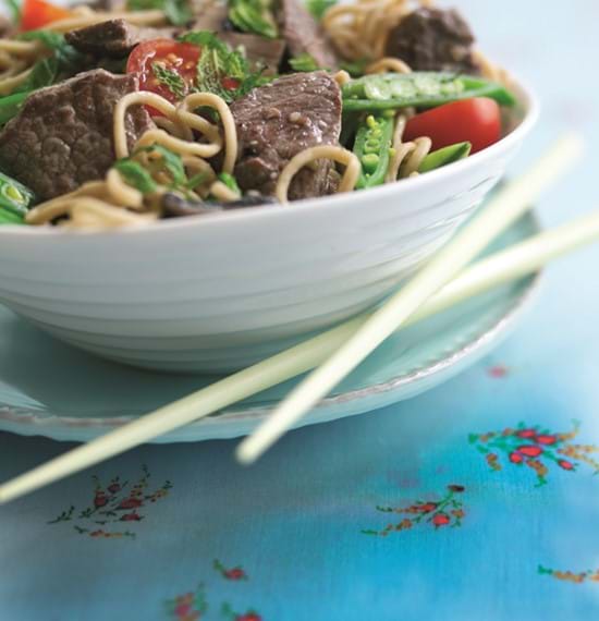 Beef and Sugar Snap Noodles Beef and Sugar Snap Noodles