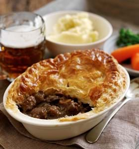 Beef Beer and Chestnut Pot Pies