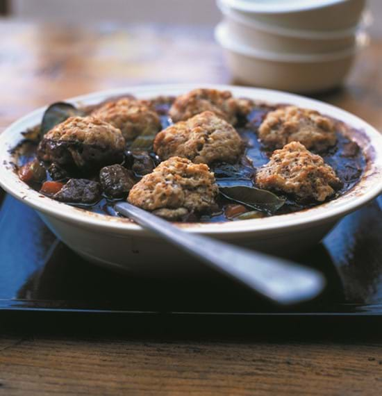 Beef Casserole with Dumplings