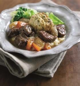 Beef Casserole with Herb Dumplings