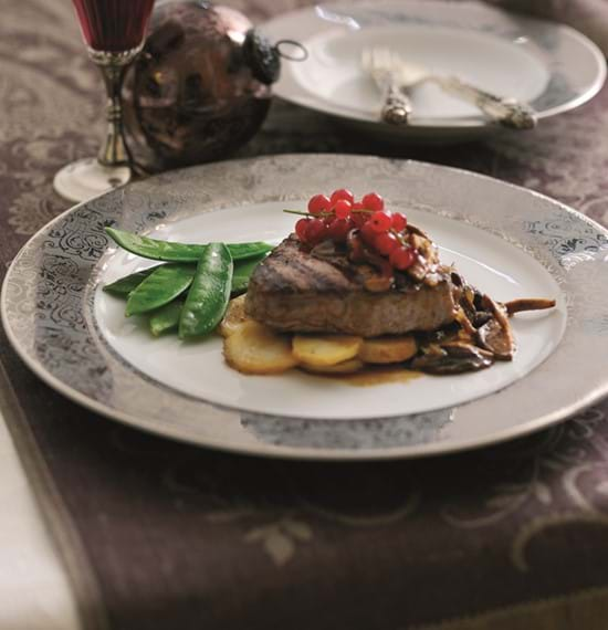 Beef Fillets with Wild Mushrooms and Armagnac Sauce