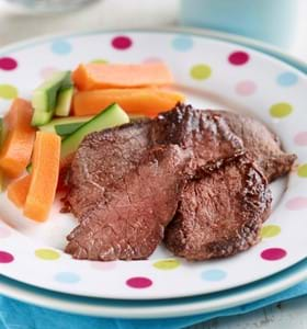 Beef Mini Roast with a Sticky Sweet Chilli Glaze (Kid's version)