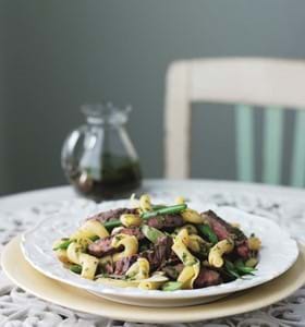 Beef Pasta Salad with Tangy Herb Dressing