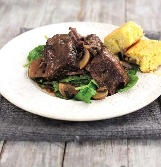 Beef Short Ribs with Cornbread