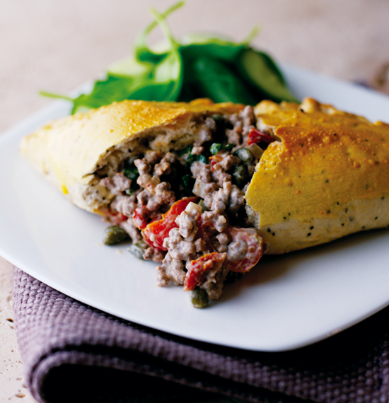 Beef Stuffed Calzone