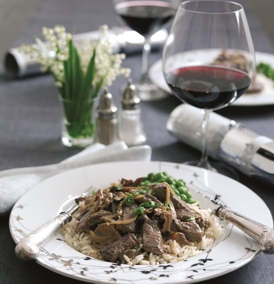 Beef with Dried Mushrooms