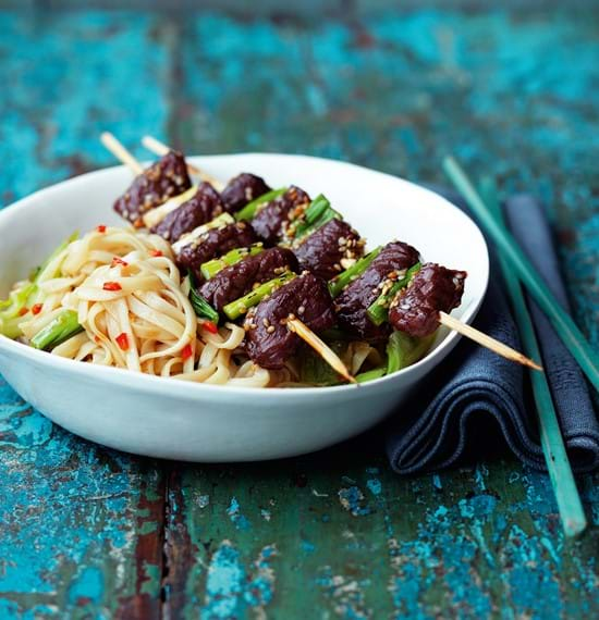 Beef Yakitori with Udon Noodles | Recipe | Simply Beef & Lamb