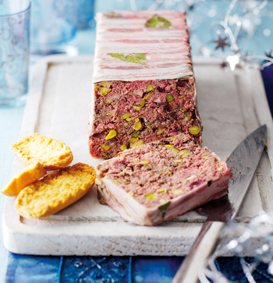 Beef, Juniper and Pistachio Terrine