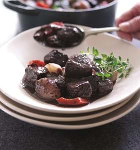 Beef,Shallot and Red Pepper Stew