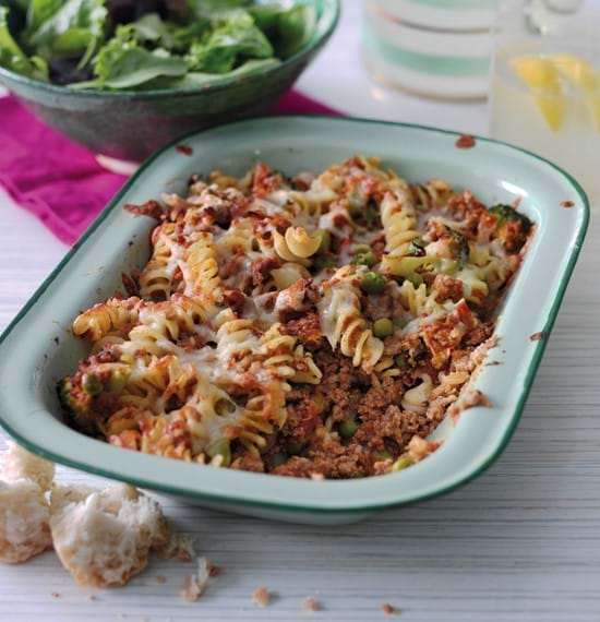 Chunky Keema Pasta Bake