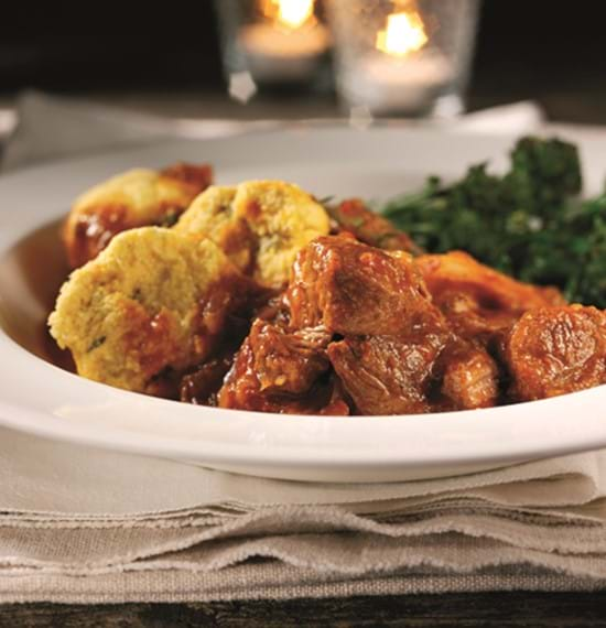 Citrus Lamb Stew with Saffron and Figs