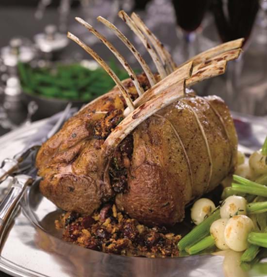 Cranberry Stuffed Guard of Honour with a Port Glaze Cranberry Stuffed Guard of Honour with a Port Glaze
