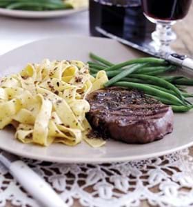Fillet Steaks with Anchovy and Rosemary Butter