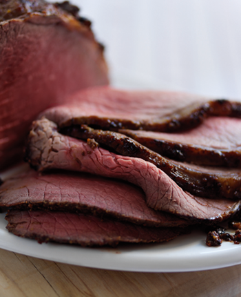 Honey and Mustard Glazed Roast Beef