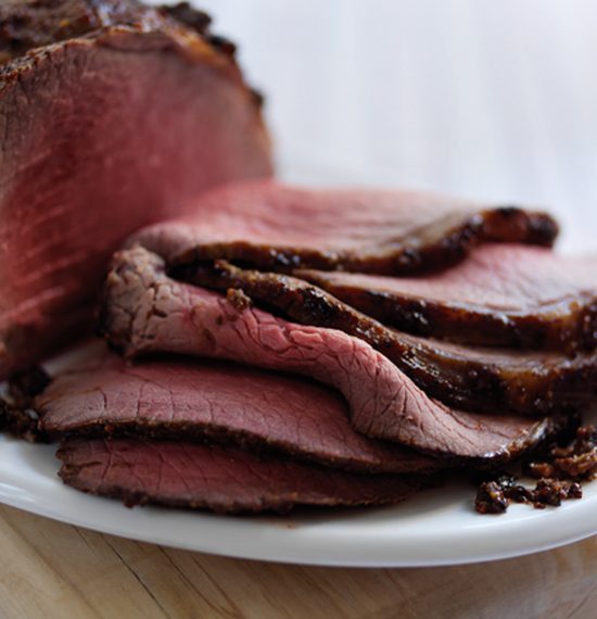 Honey and Mustard Glazed Roast Beef