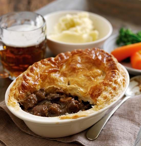 Individual Beef, Beer and Chestnut Pot Pies Individual Beef, Beer and Chestnut Pot Pies