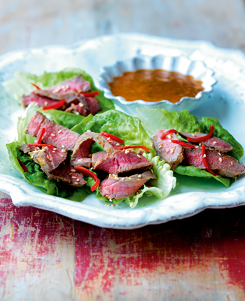 Korean BBQ Beef with a Dipping Sauce