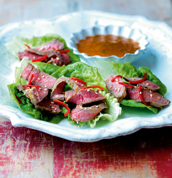 Korean BBQ Beef with a Dipping Sauce