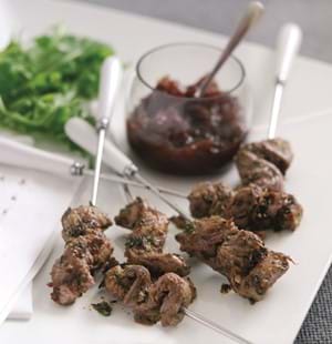Lamb Skewers with Lemon and Chilli