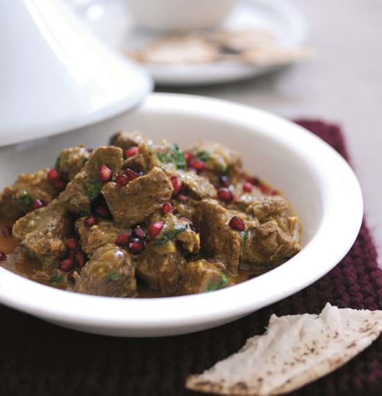 Lamb Tagine with Pomegranates Lamb Tagine with Pomegranates