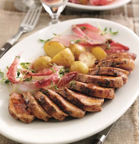 Mini Lamb Joints  with Pomegranate, Coriander and Cinnamon Butter