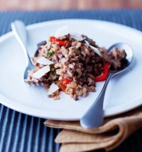 Oven-Baked Mince Risotto