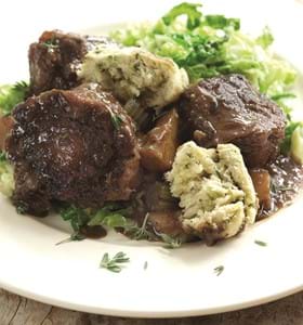 Oxtail with Herb Dumplings