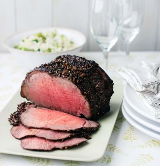 Peppered Beef With Spring Rice Salad