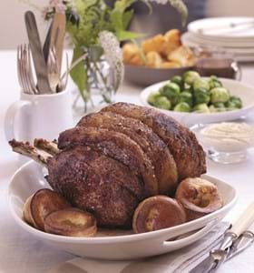 Roast Beef and Yorkshire Pudding with Horseradish Relish