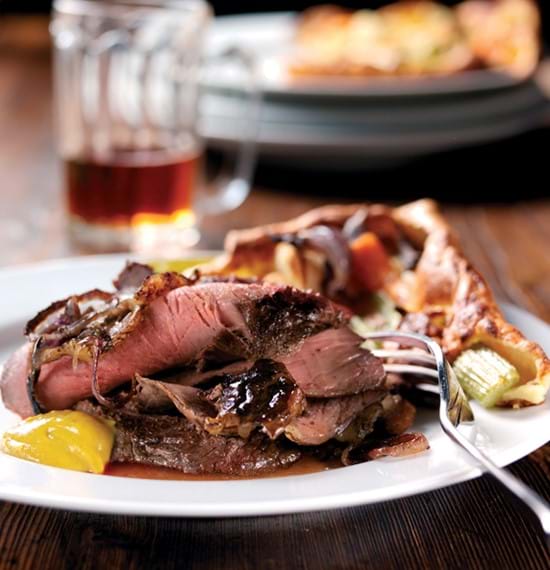 Roast Beef In Beer With Vegetable Toad In The Hole Recipe Simply Beef Lamb
