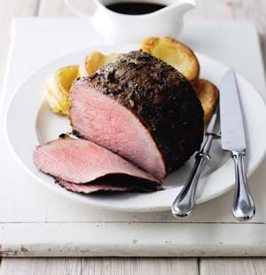 Roast Beef with Horseradish and Herb Butter