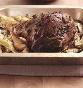 Roast Lamb with Lemon Thyme