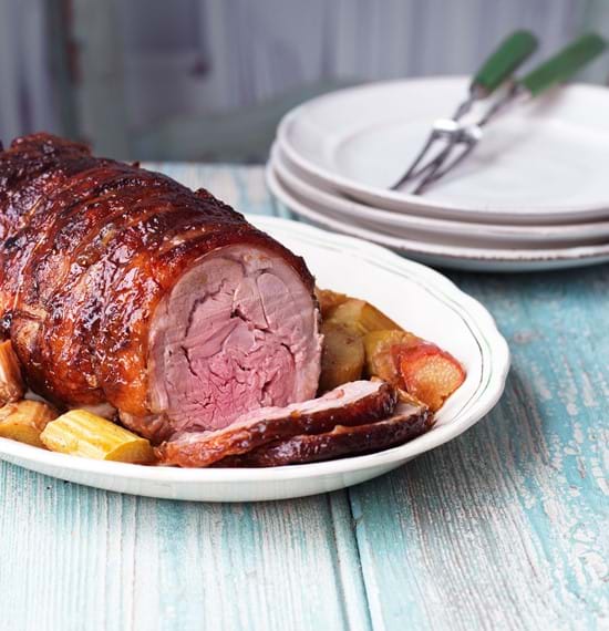 Roast Shoulder Of Lamb With Rhubarb | Recipe | Simply Beef & Lamb