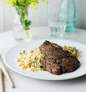Rump Steaks with Lemon Grass and Ginger