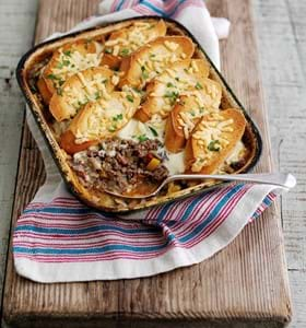 Savoury Bread and Butter Pudding