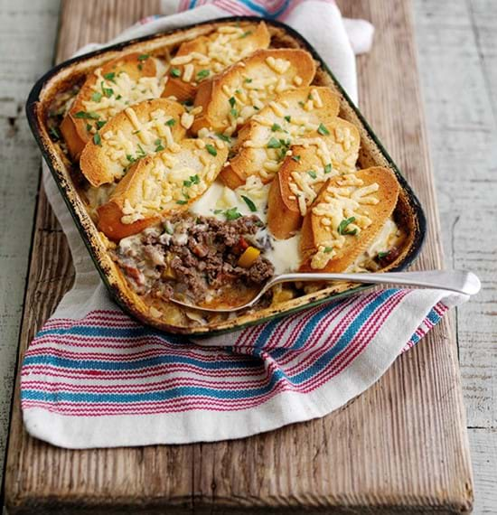 Savoury Bread and Butter Pudding