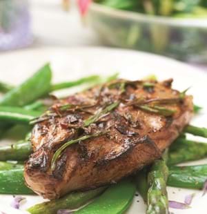 Sizzling Valentine Steaks in a Lavender and Balsamic Marinade