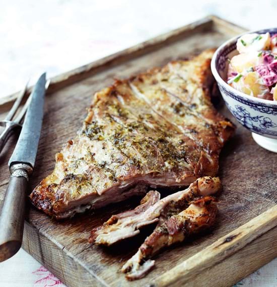 Slow Cooked Lamb Breast with Dill and Lemon Slow Cooked Lamb Breast with Dill and Lemon