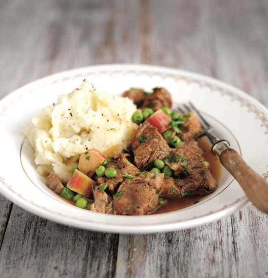 Slow Cooked Lamb with Rhubarb