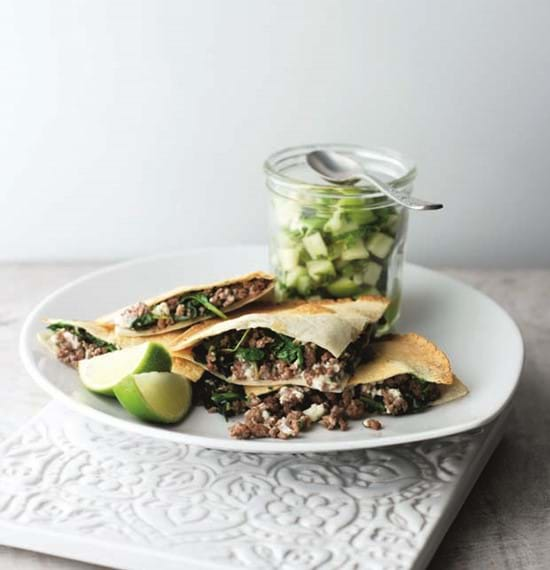 Spiced Lamb Quesadillas